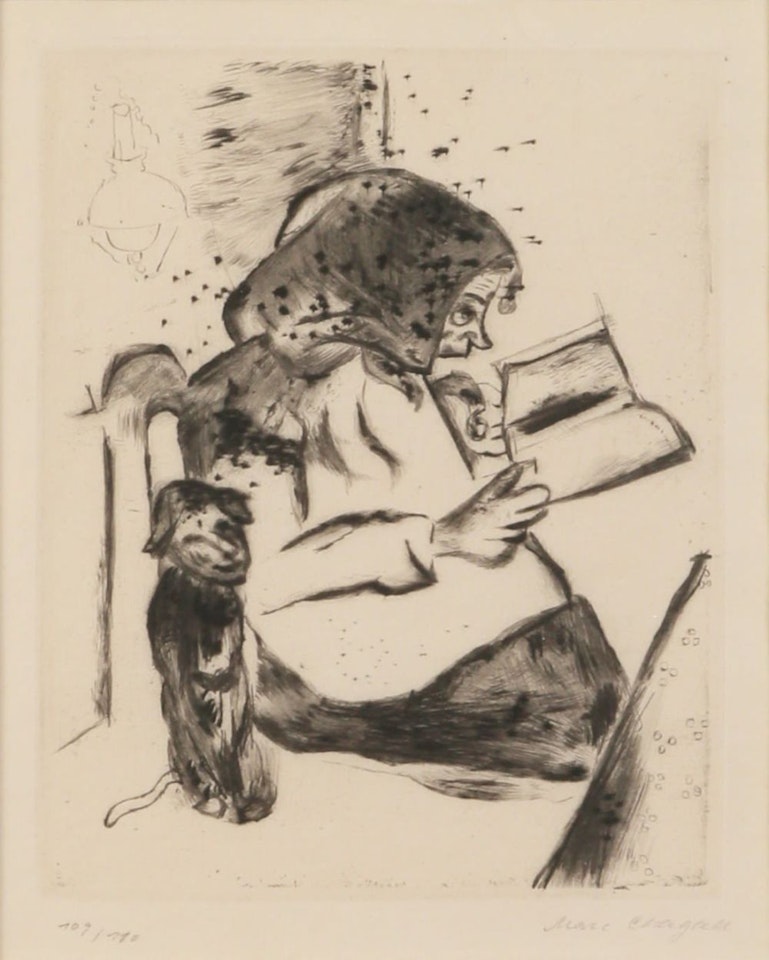 Die Grossmutter by Marc Chagall