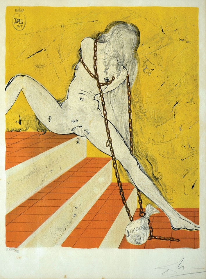 Girl and Ants by Salvador Dali