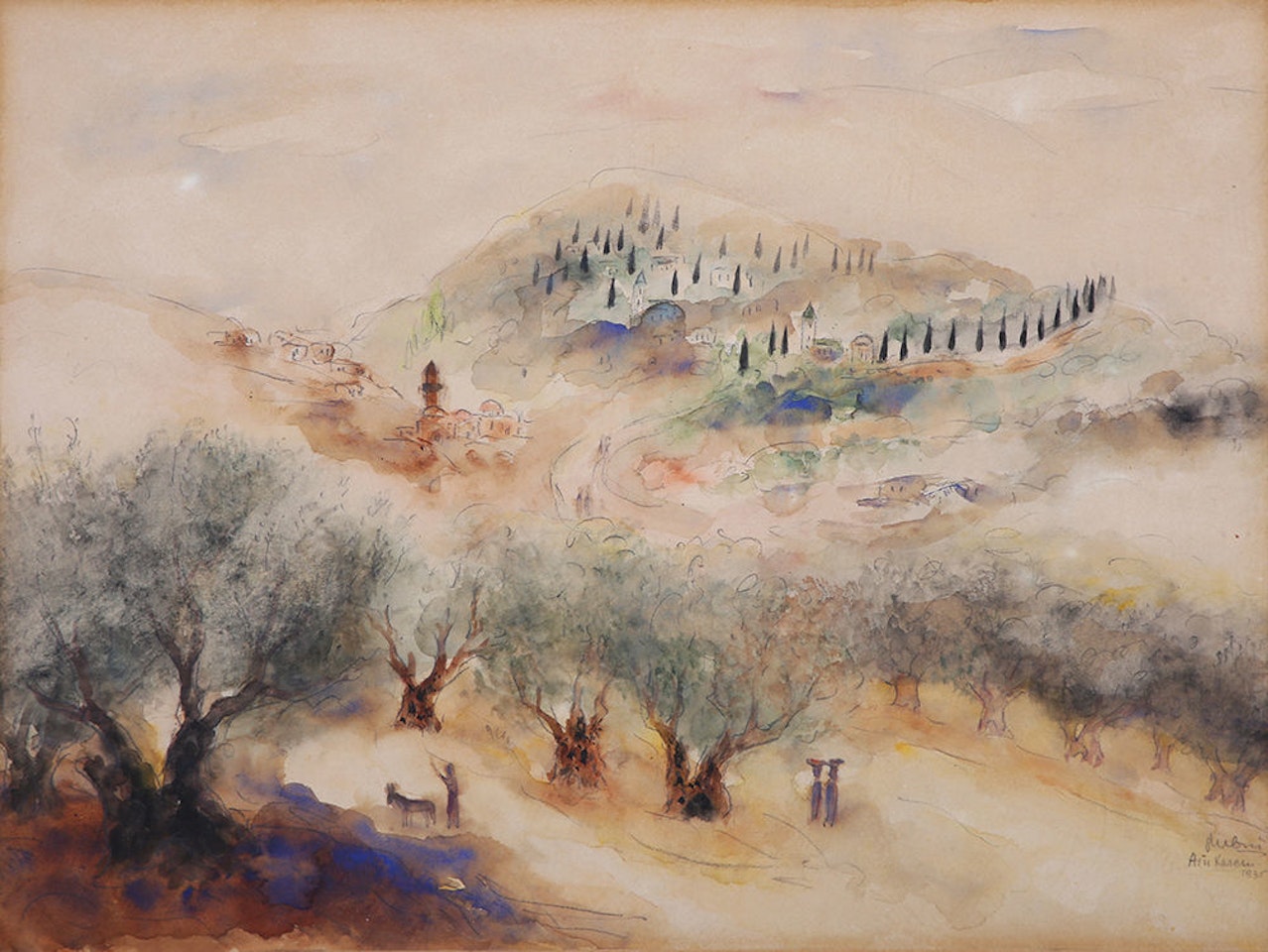 Ein Karem by Reuven Rubin