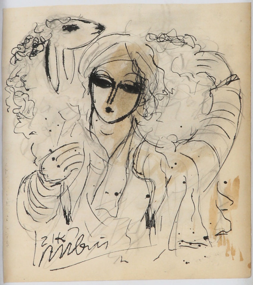 Shepherd by Reuven Rubin