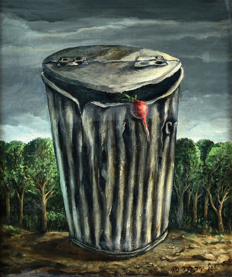 Radish in a Bin by Yosl Bergner