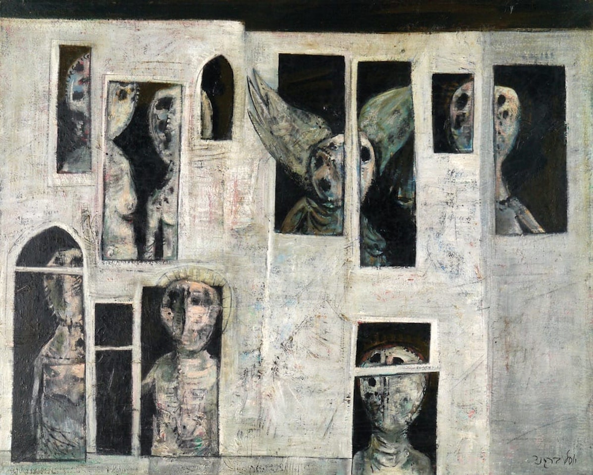 Angels by the Window by Yosl Bergner