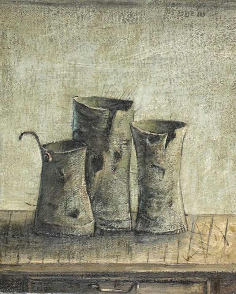 Utensils on the Table by Yosl Bergner