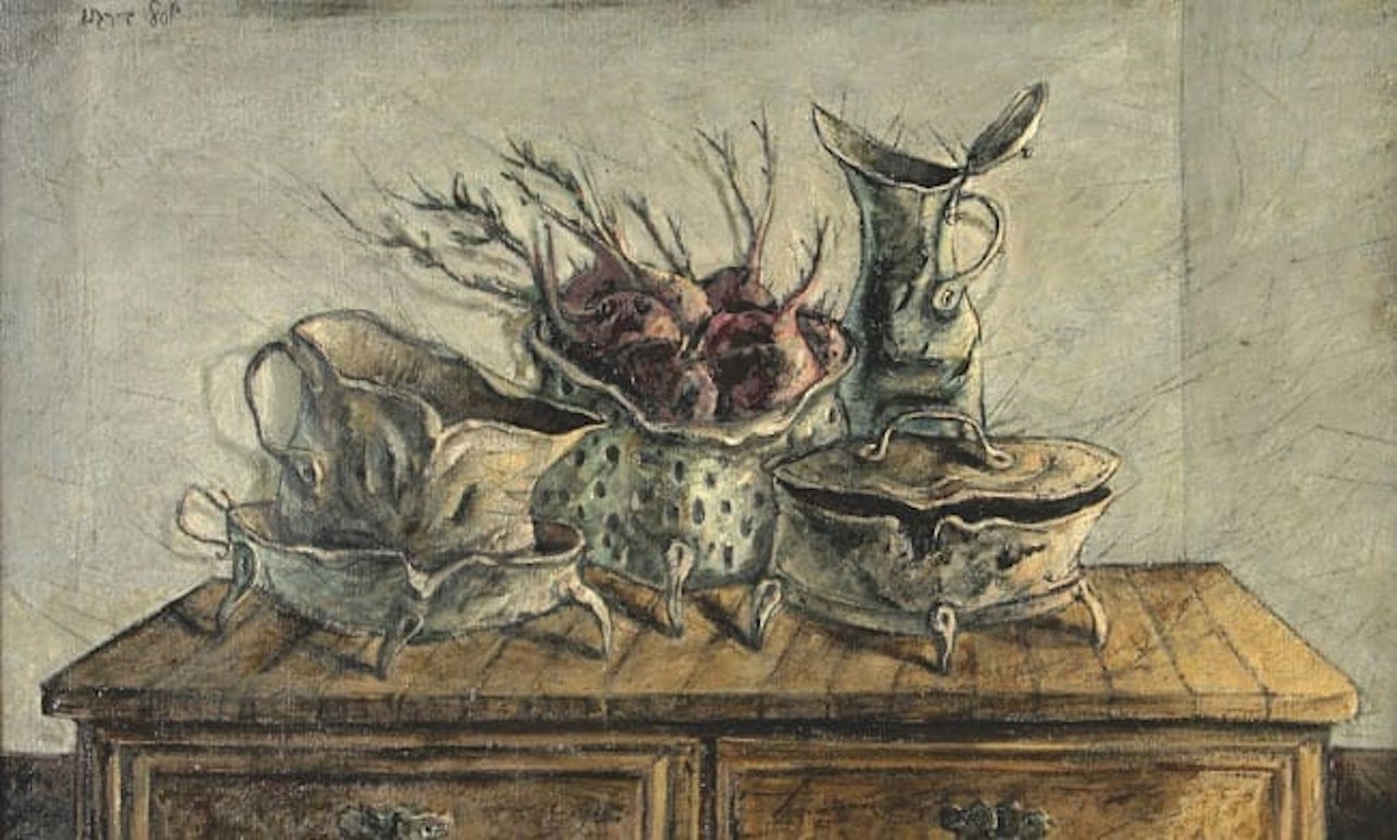 Utensils on the Table by Yosl Bergner