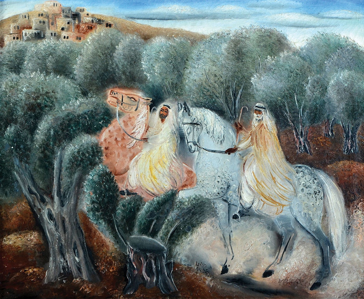 2 Horsemen by Reuven Rubin
