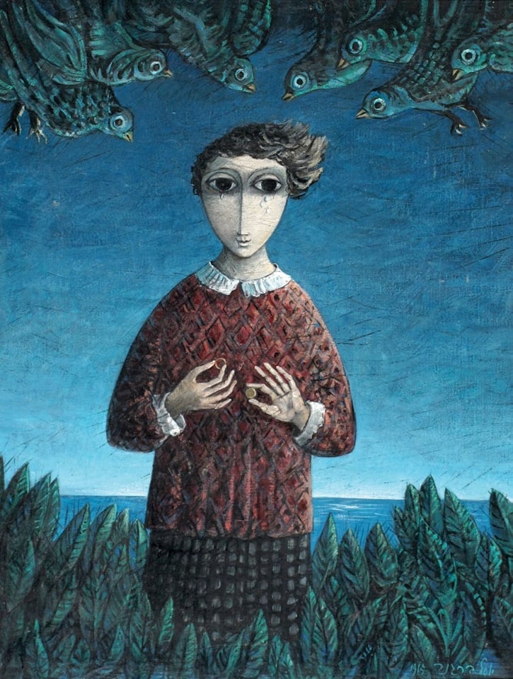 Betrothal by Yosl Bergner