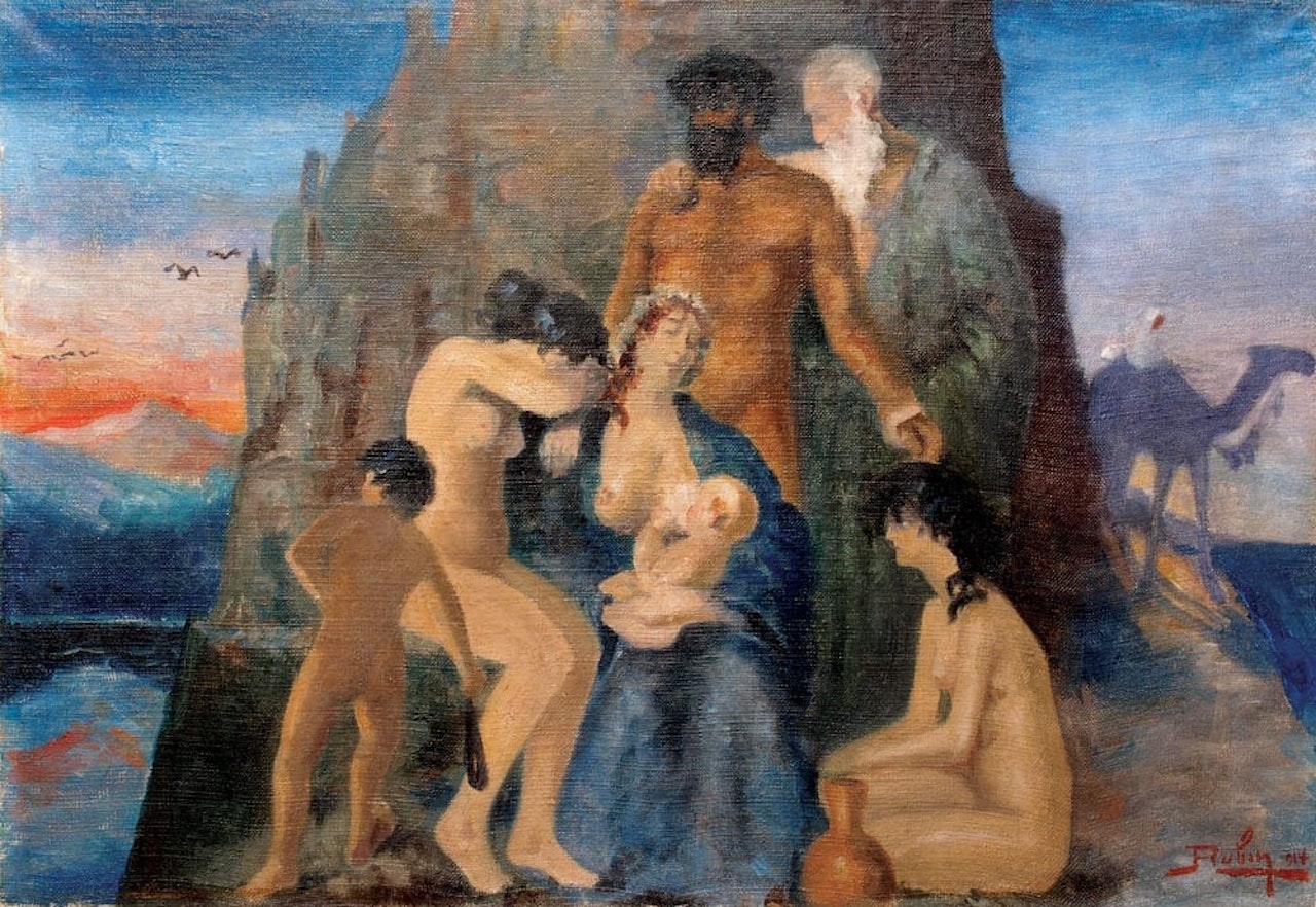 By the Rivers of Babylon by Reuven Rubin