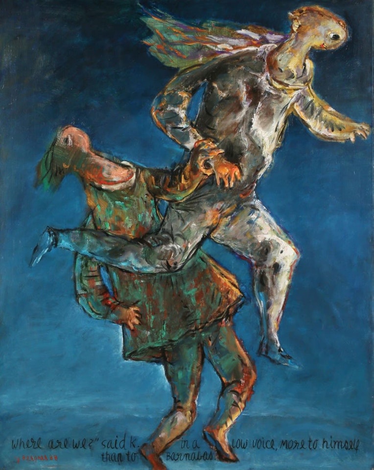 From the Kafka Series: The Castle, “Where Are We”, K Asked by Yosl Bergner