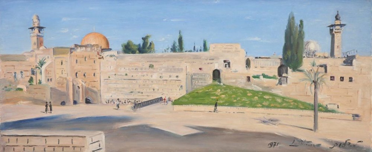 The Western Wall by Ludwig Blum