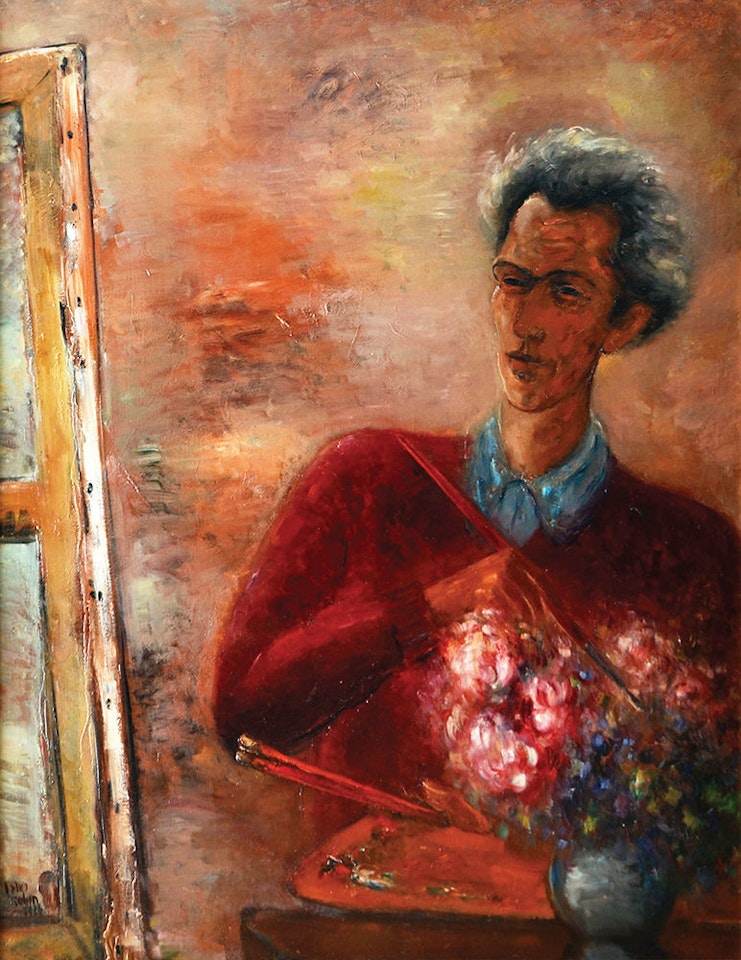 Self-Portrait in the Studio by Reuven Rubin