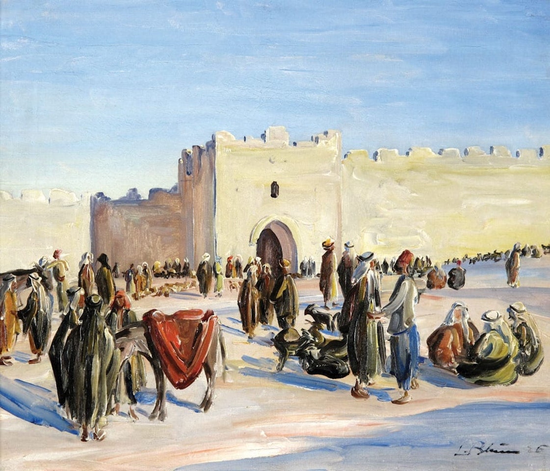 Damascus Gate by Ludwig Blum