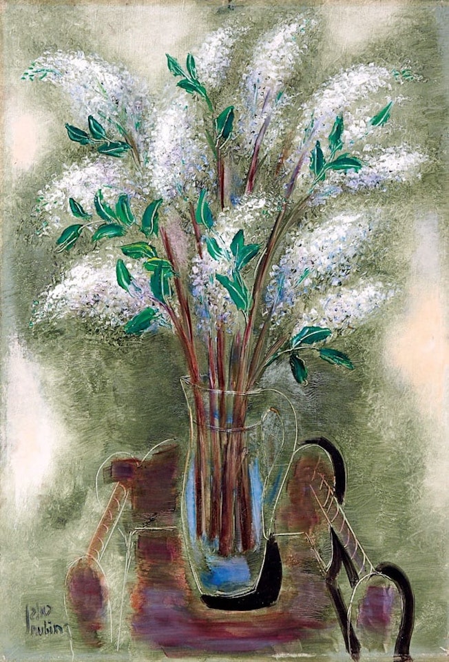 White Flowers by Reuven Rubin