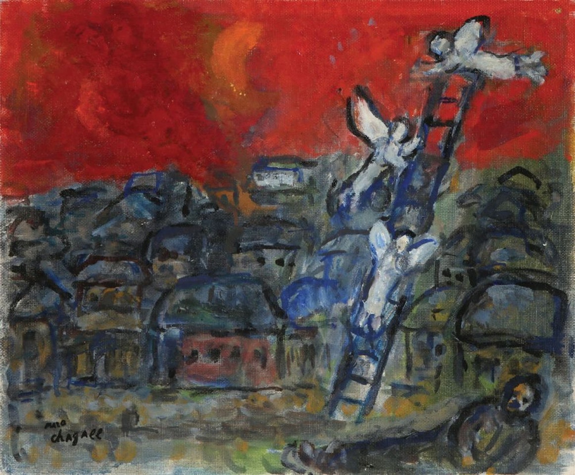 Jacob"s Ladder by Marc Chagall