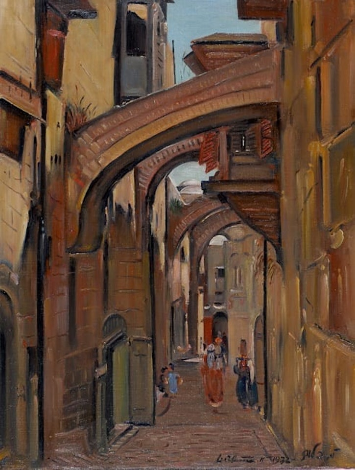 Alley in Jerusalem by Ludwig Blum