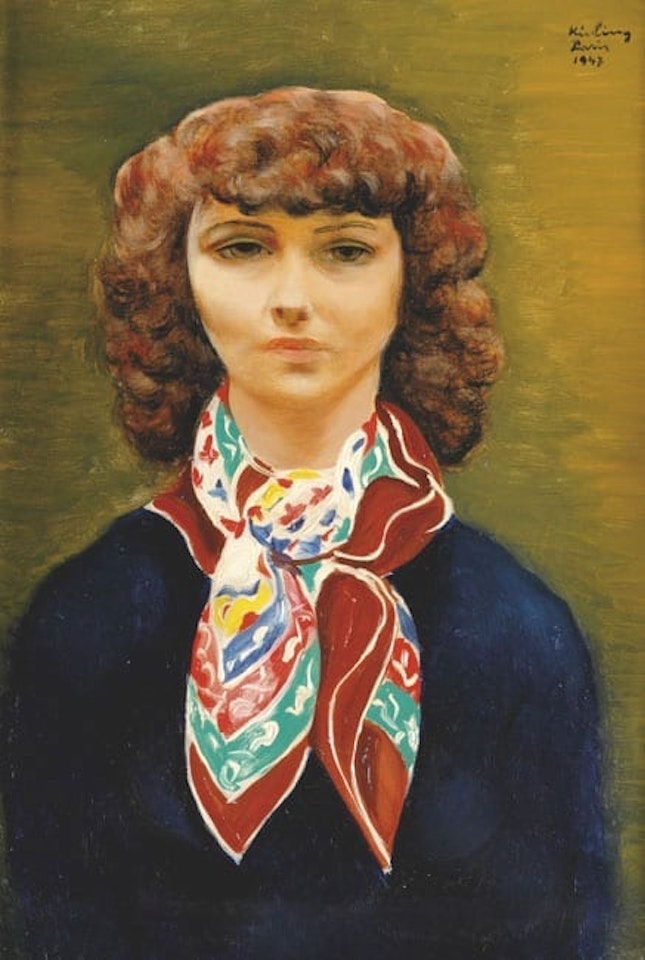 Portrait of Madleine Lebeau by Moïse Kisling
