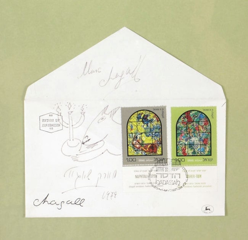 Illustrated Envelope by Marc Chagall