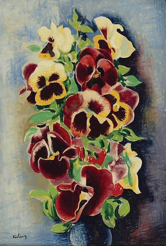 A Flower Vase by Moïse Kisling