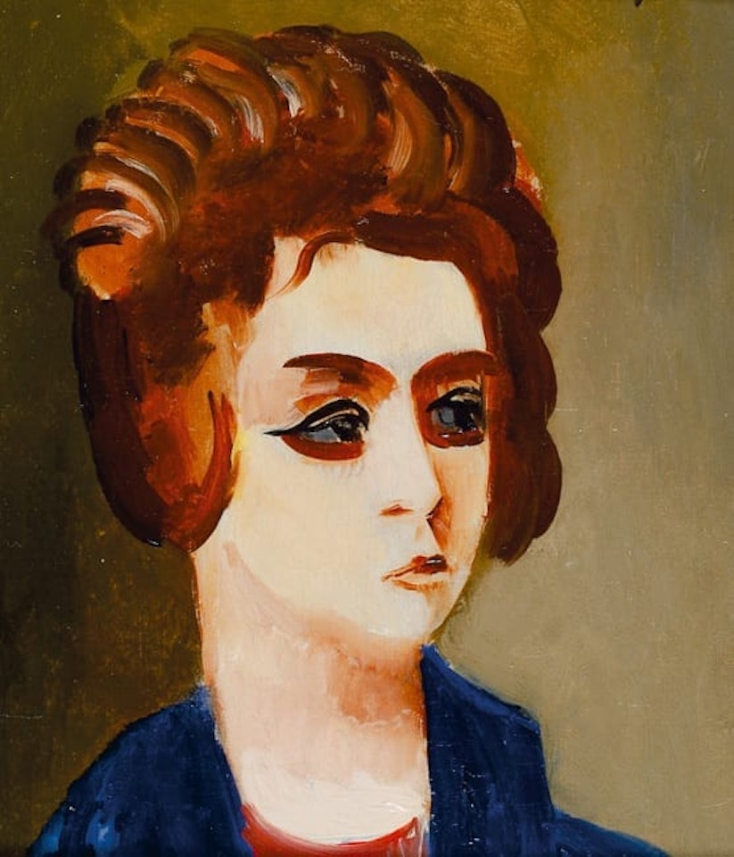 te de Jeune Femme Brune by Moïse Kisling