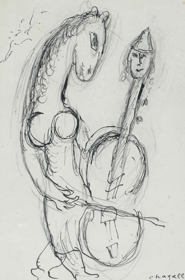 The Musician by Marc Chagall