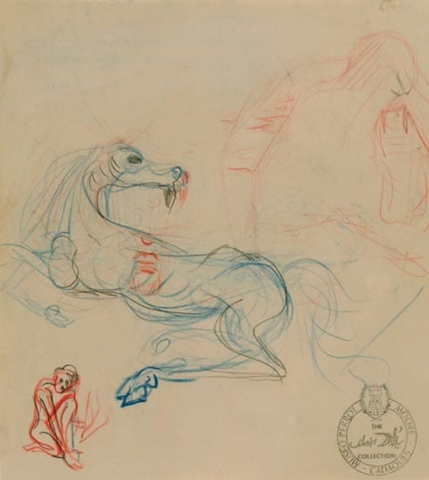 Salvador Dali Horse by Salvador Dali