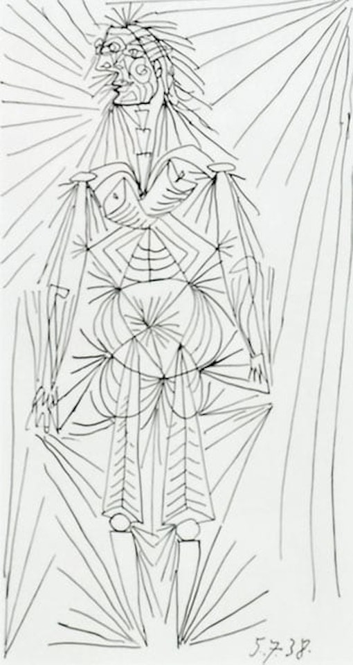 Standing Female Figure by Pablo Picasso