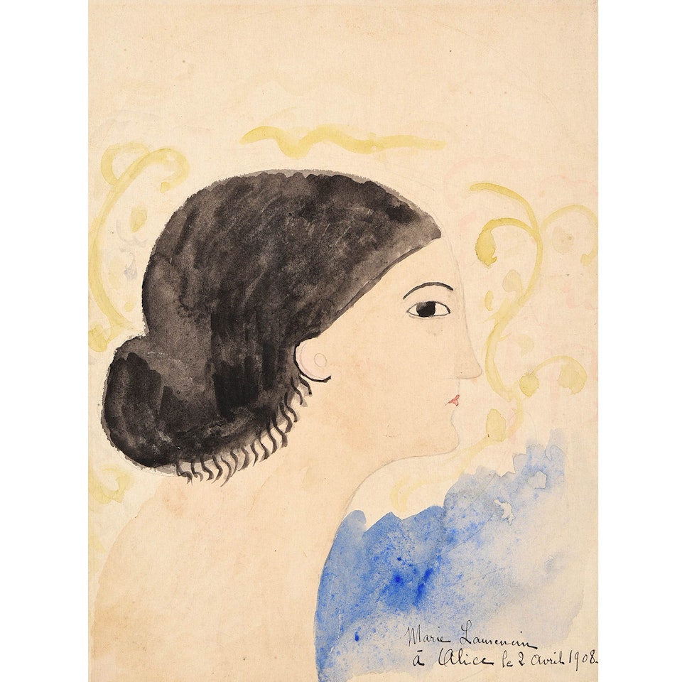 Portrait of Alice Derain by Marie Laurencin