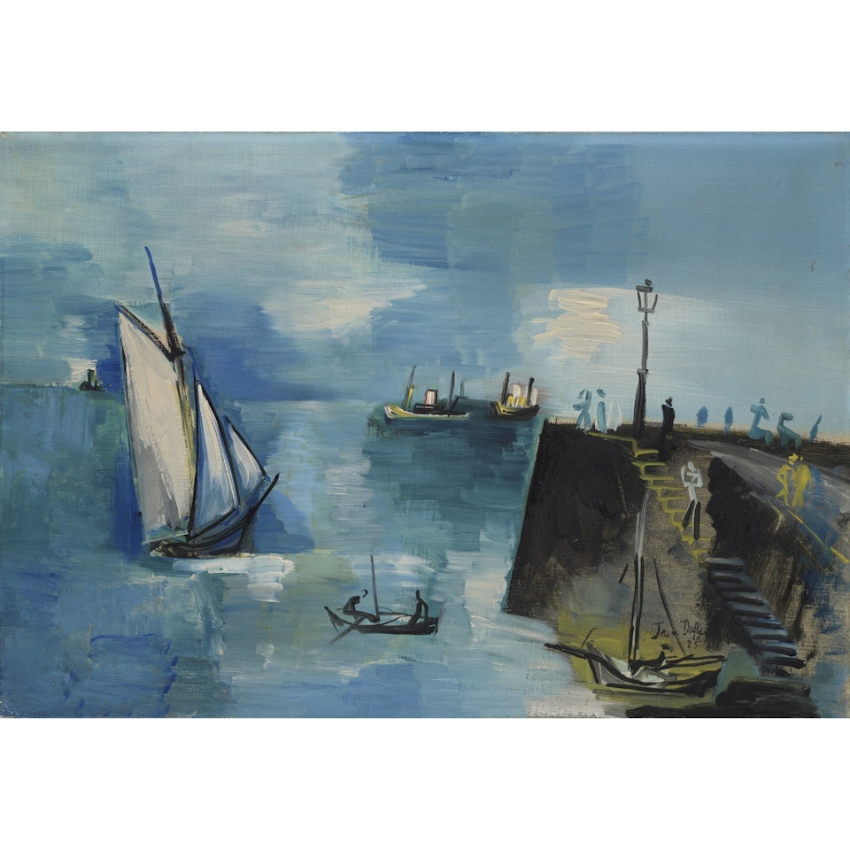 Port of Le Havre by Jean Dufy