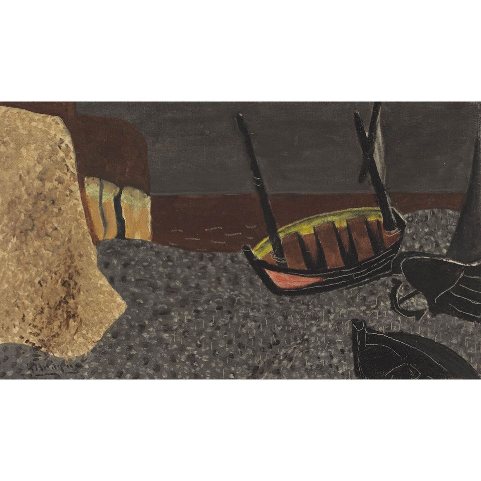 Boats on the shingles by Georges Braque