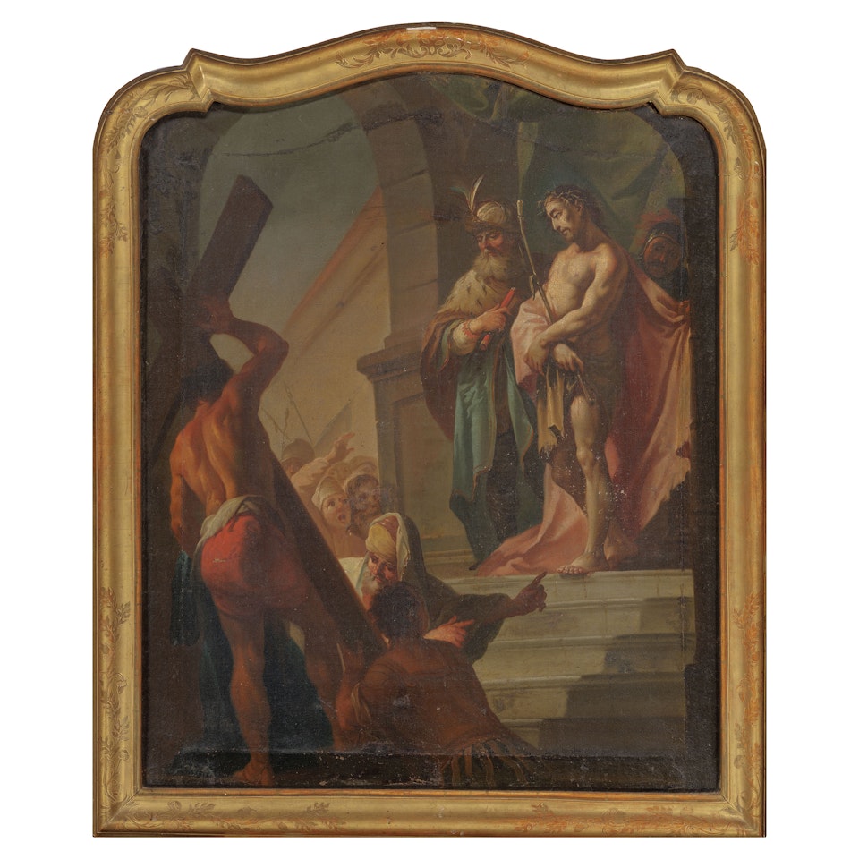 Christ before Caiaphas by Italian School