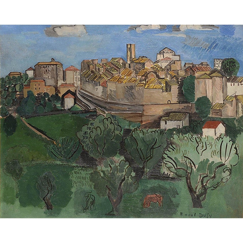 Saint-Paul de Vence by Raoul Dufy