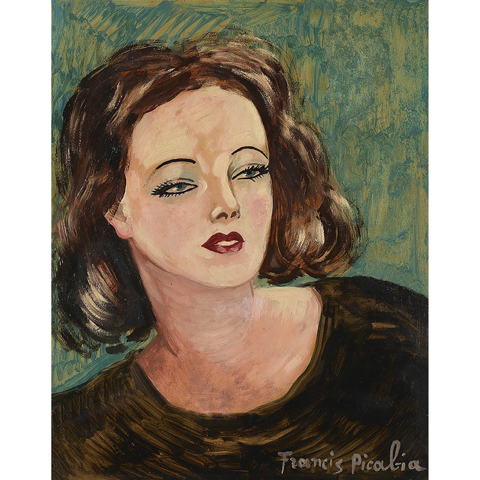 Head of a young woman by Francis Picabia