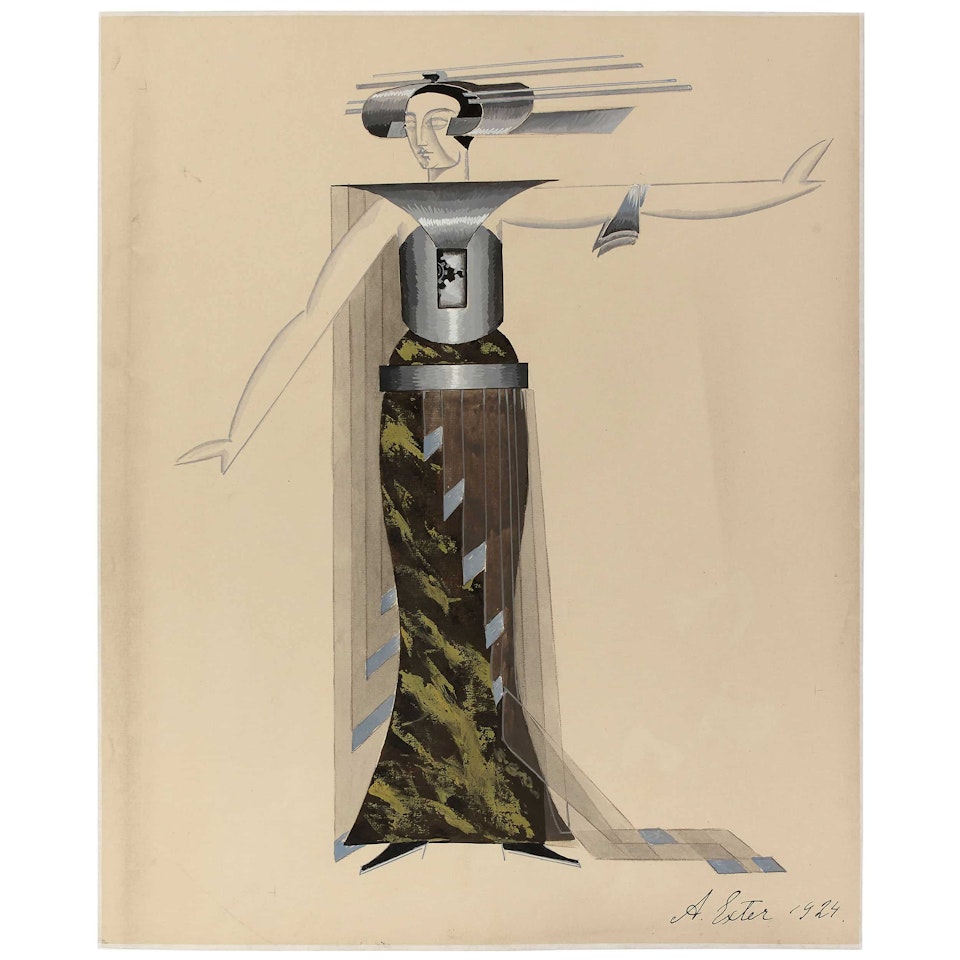 Costume design for Iakov Protazanov"s film “Aelita” by Alexandra Exter