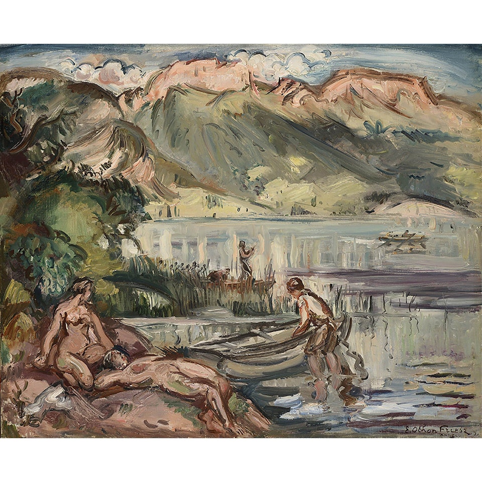The Lake, Annecy by Othon Friesz
