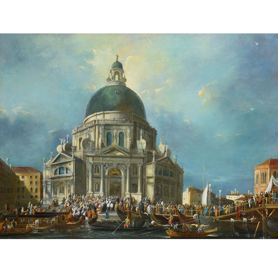 View of the Basilica of Santa Maria della Salute by Francesco Zanin
