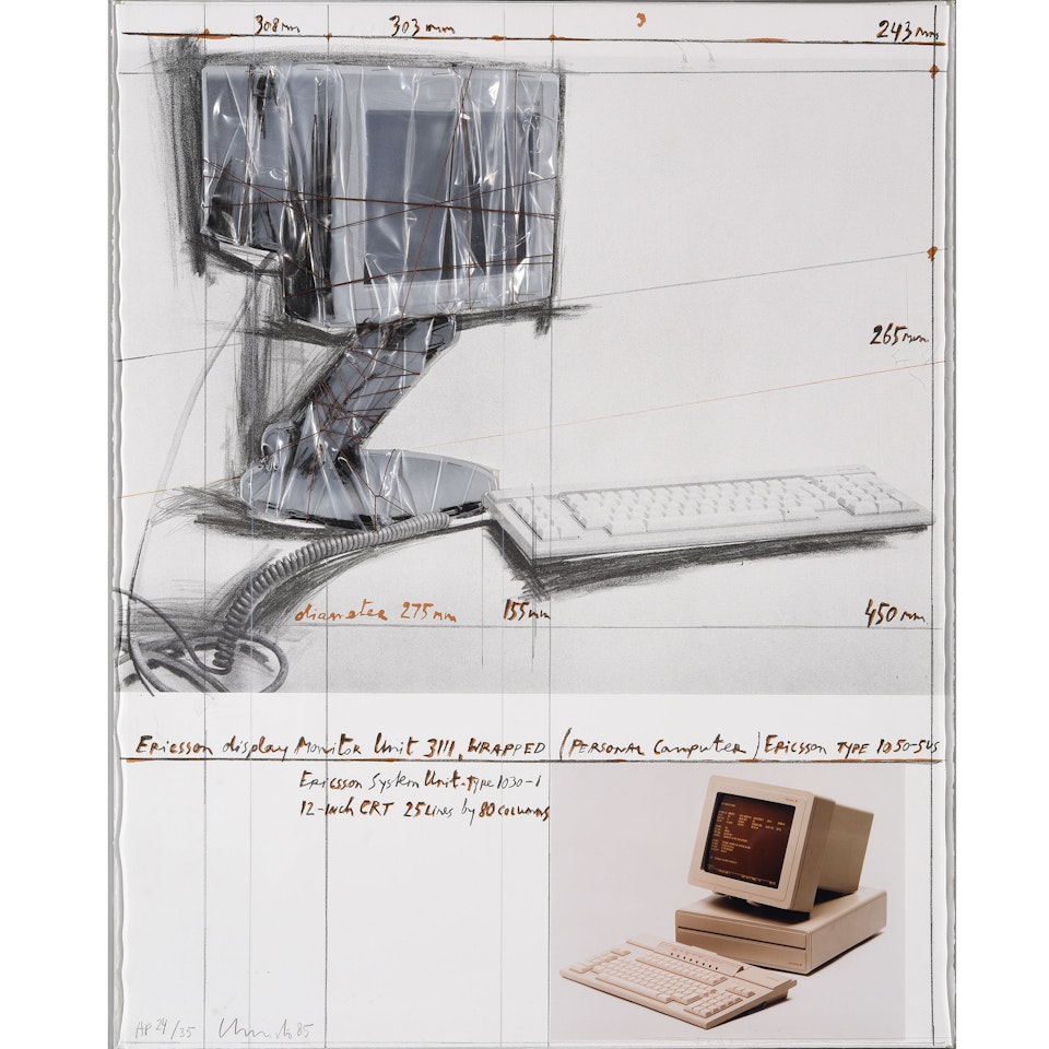Ericsson Display Monitor Unit 3111, Wrapped, Project for Personal Computer by Christo