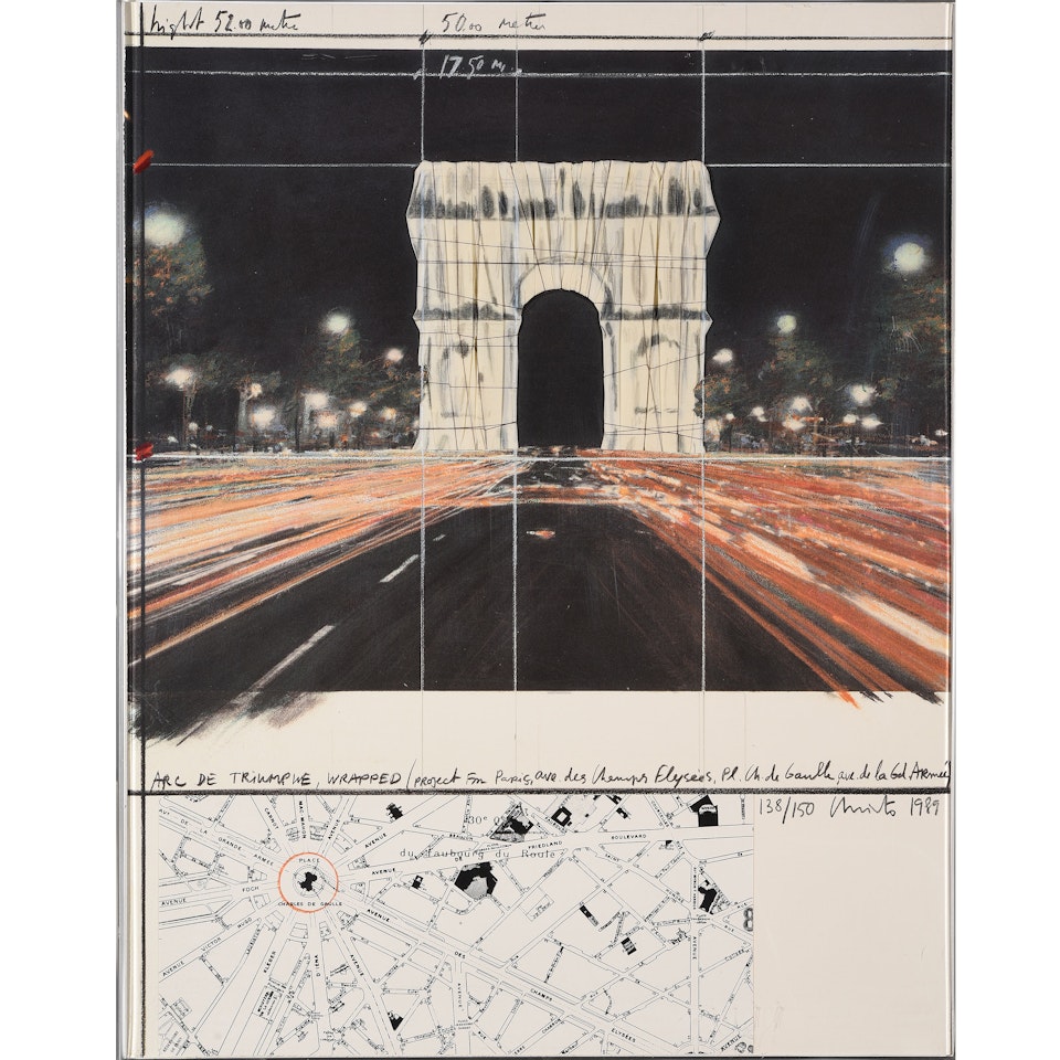 Arc de Triomphe, Wrapped, Project for Paris by Christo