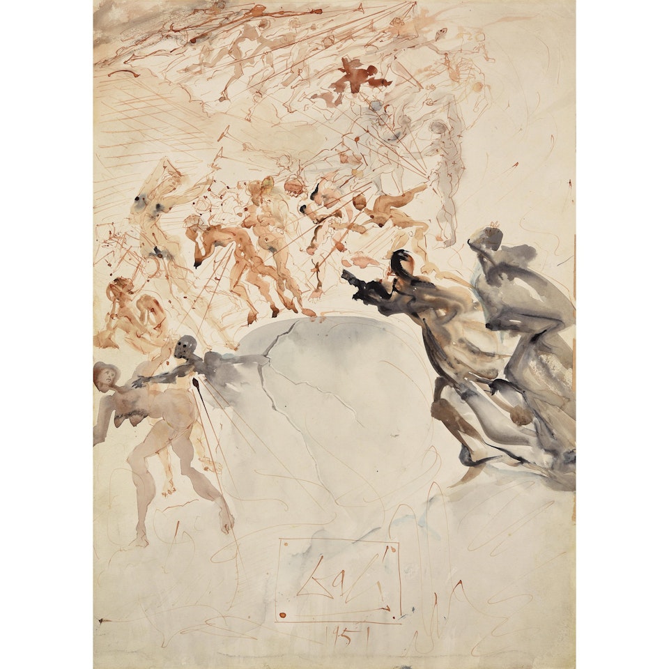 Purgatory by Salvador Dali