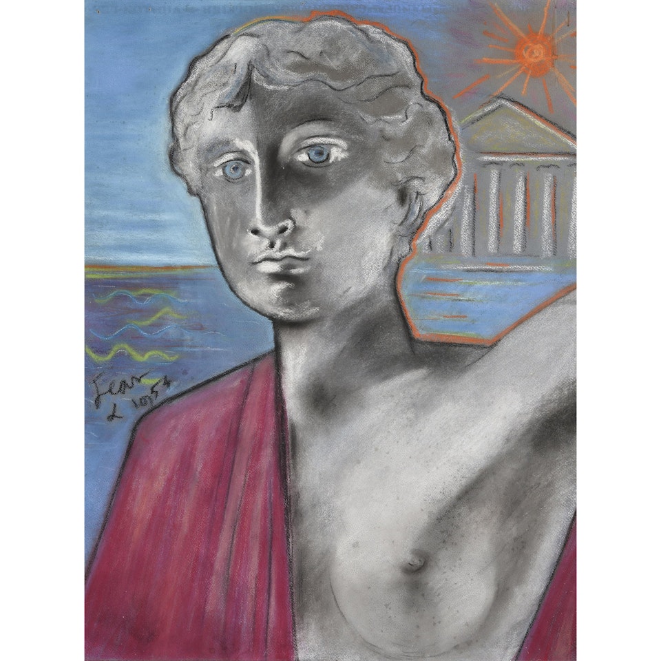 Greek woman by Jean Cocteau