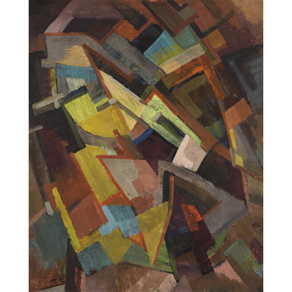 Mit gelber kreisform by Hannah Höch