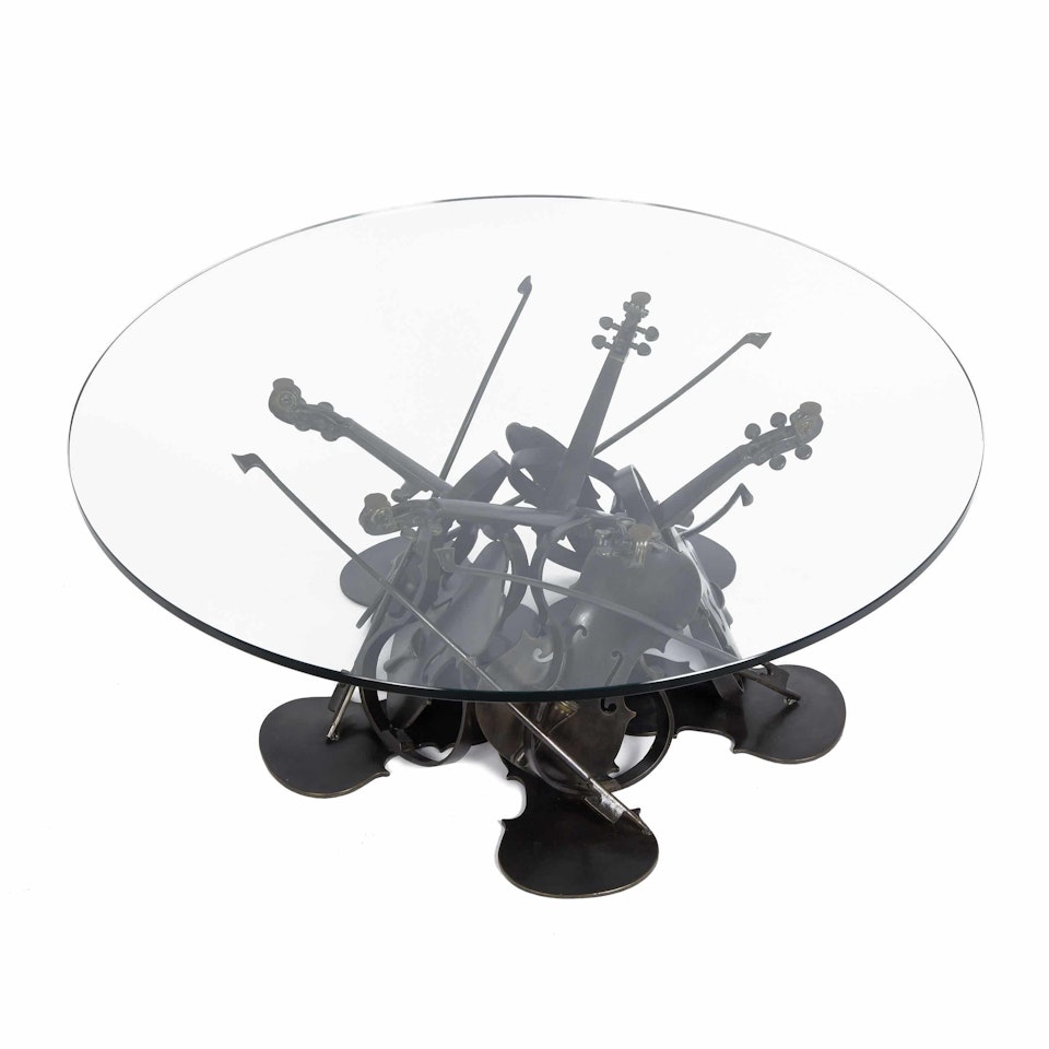 Violin table by Arman