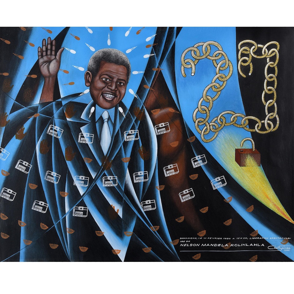 Nelson Mandela Rolihlahla by Chéri Samba