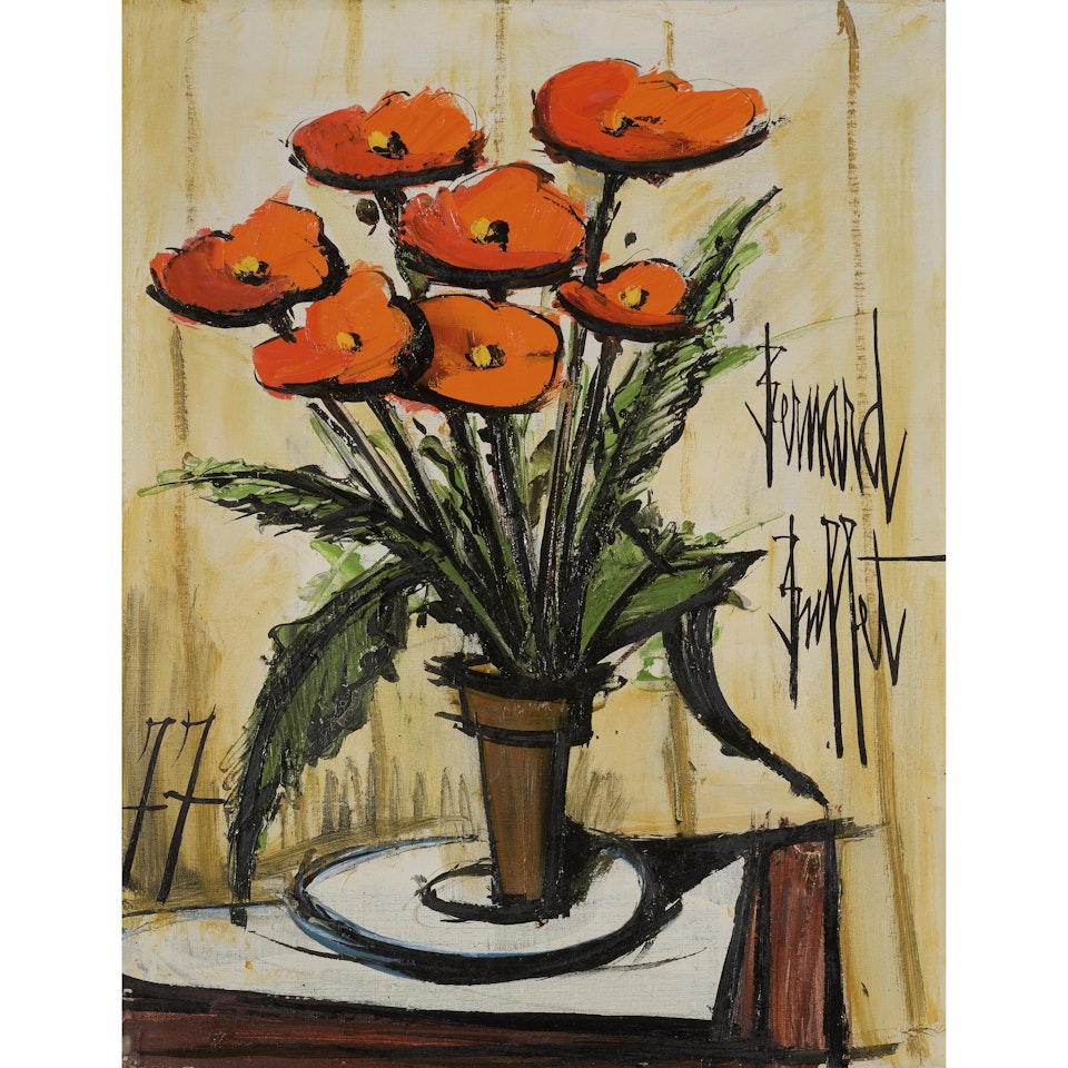 Pot of Begonias II by Bernard Buffet