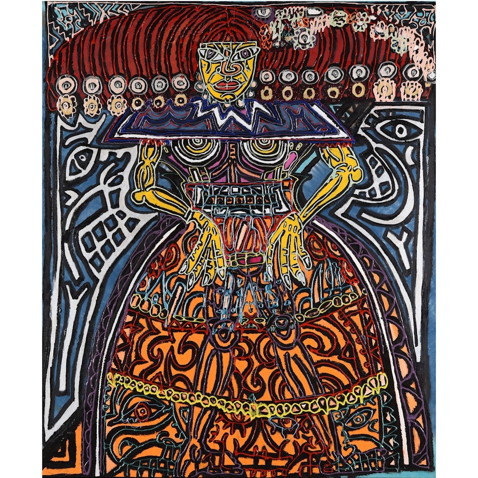 The Count of Argostossia Emeritus swashbuckler of the poop demi big coulomie, poses for posterity with Rouquinia dice Bèlvédératene by Robert Combas