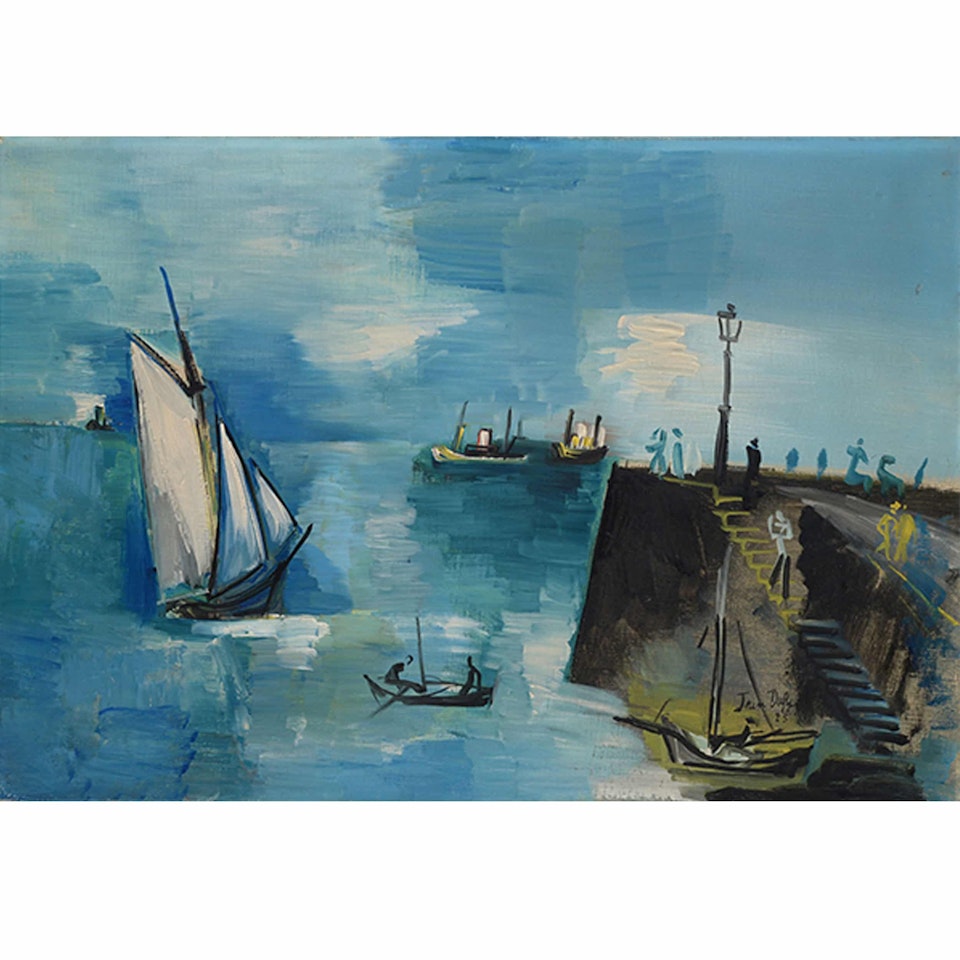 Port of Le Havre by Jean Dufy