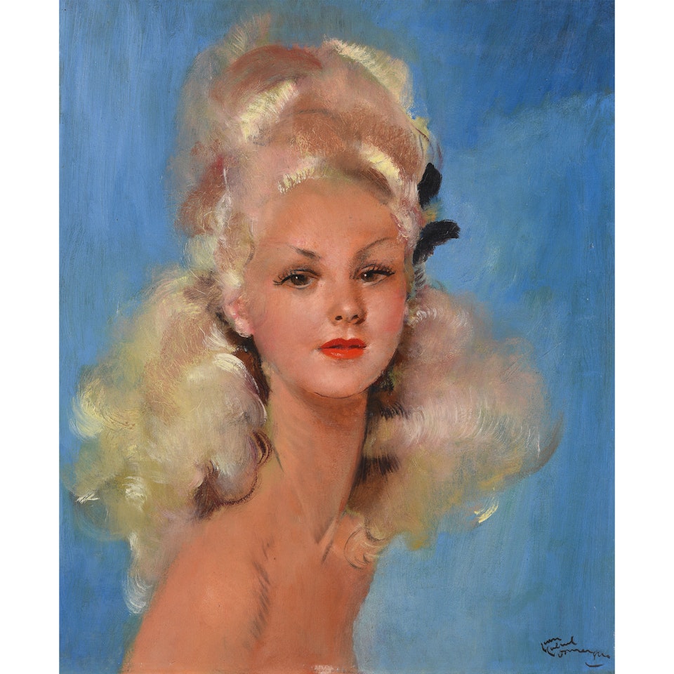 Little Nadia by Jean Gabriel Domergue