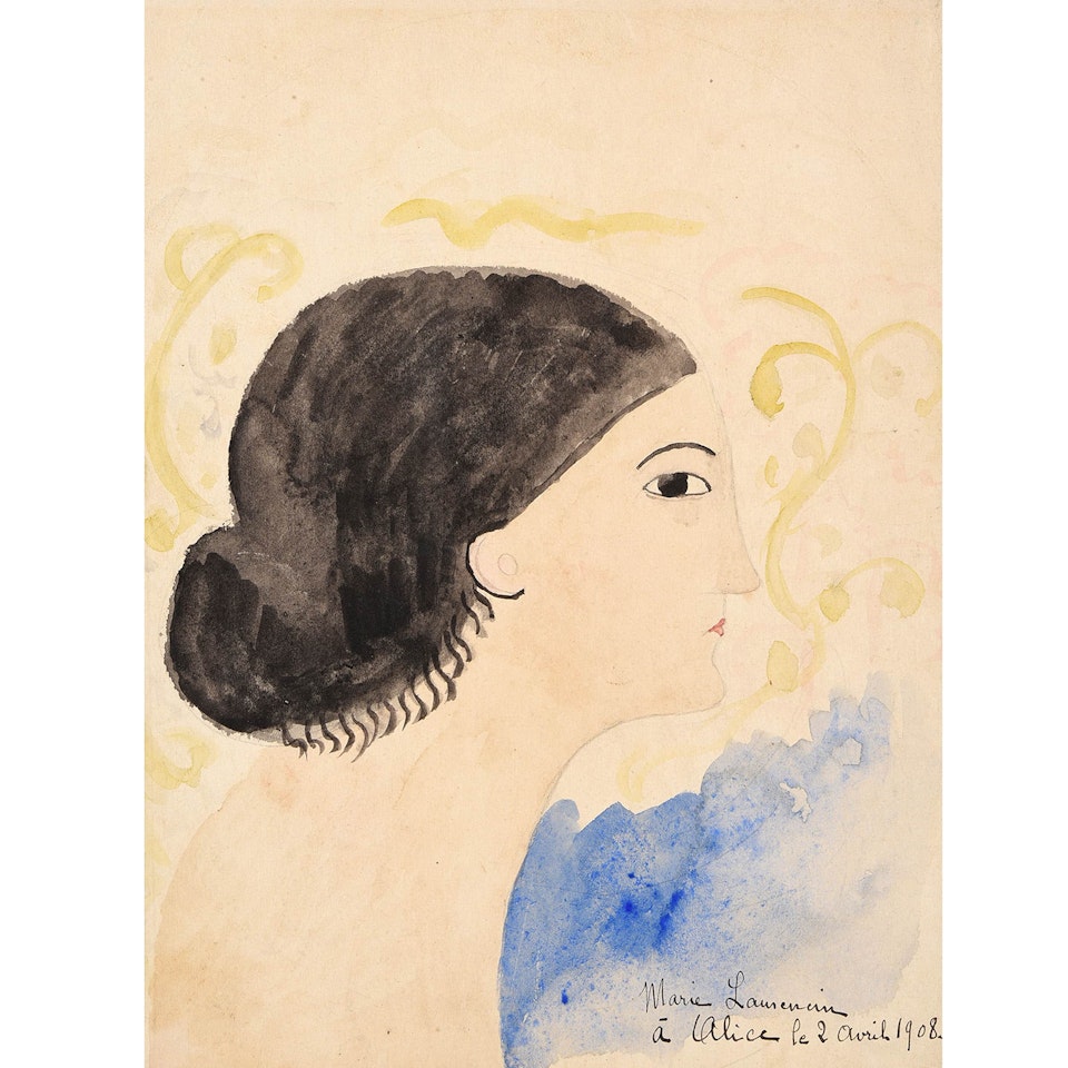 Portrait of Alice Derain by Marie Laurencin