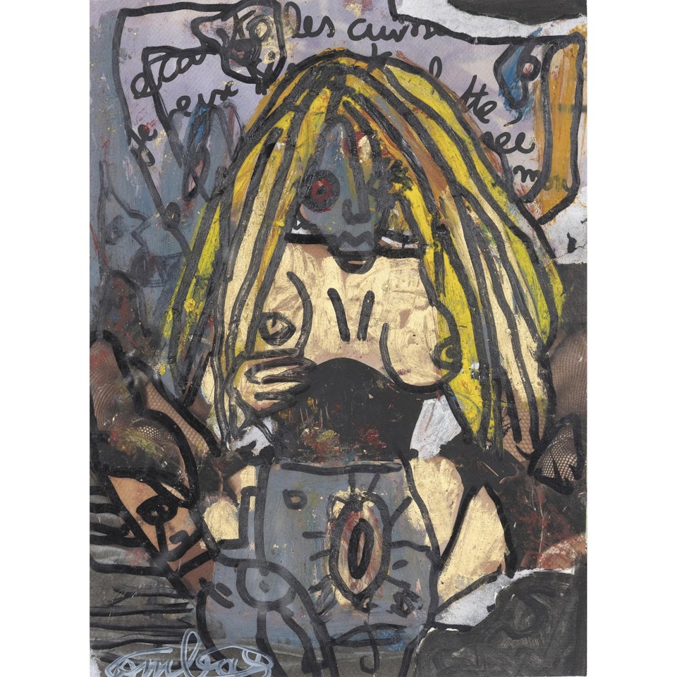 She looks at the computer, Meet her. Do Cui Cui too! Laugh, it"s over! by Robert Combas