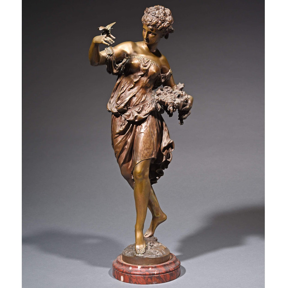 Allegory of spring by Mathurin Moreau