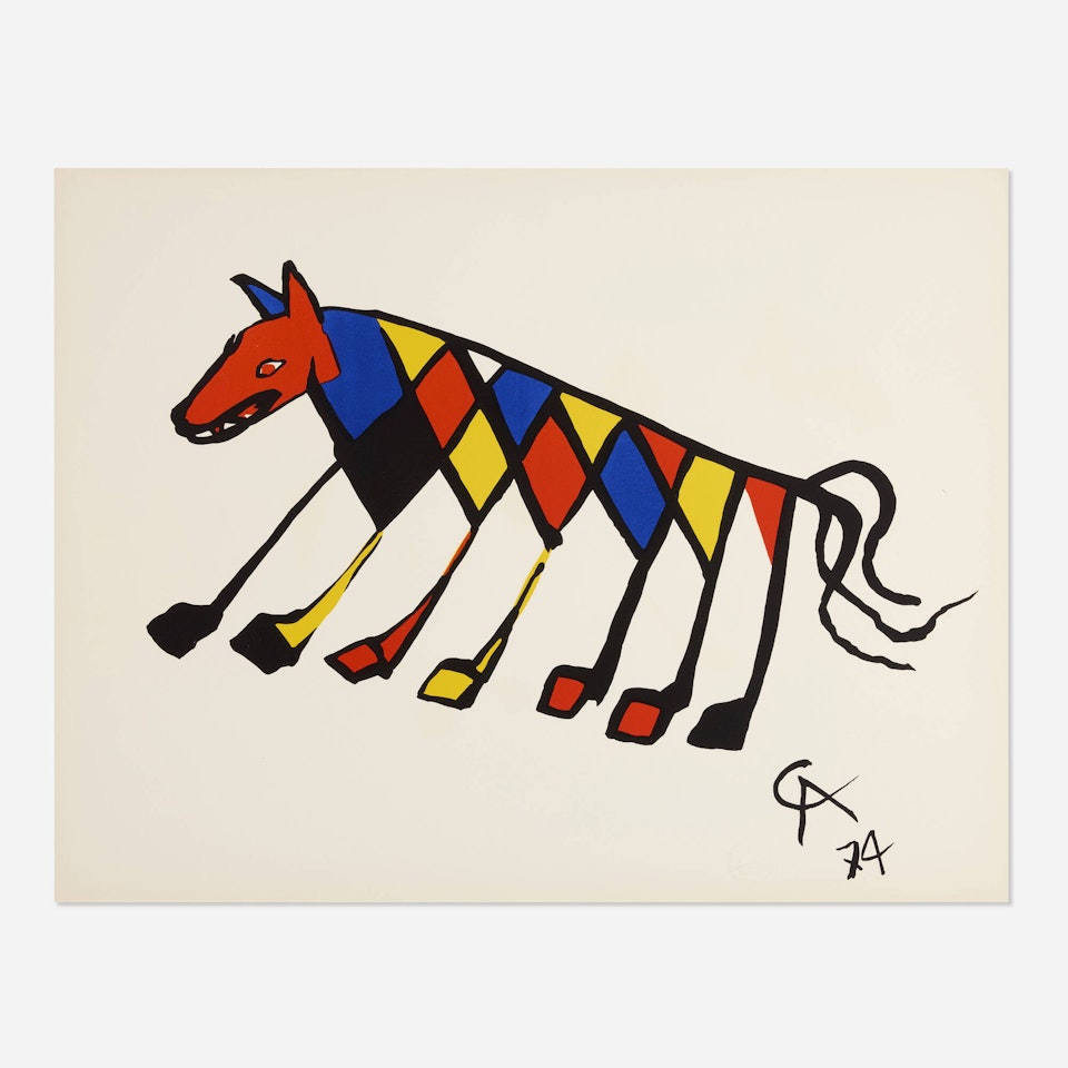 Beastie (from the Flying Colors portfolio) by Alexander Calder