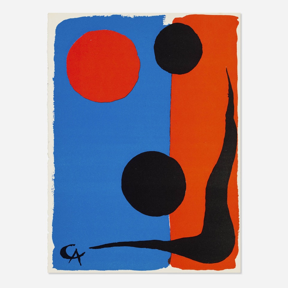 Untitled (from Derrière le miroir) by Alexander Calder